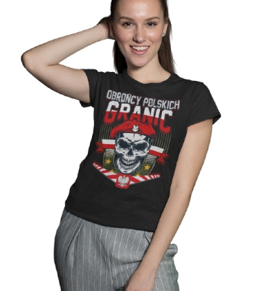 KOSZULKA DAMSKA PATRIOTYCZNI OBROŃCA POLSKICH GRANIC